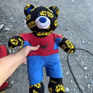 Star Wars build a bear with spider man suit